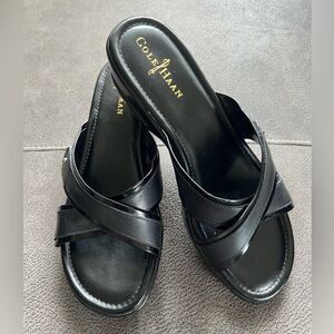 Cole Haan Women's Black Slide Sandals - NWOB